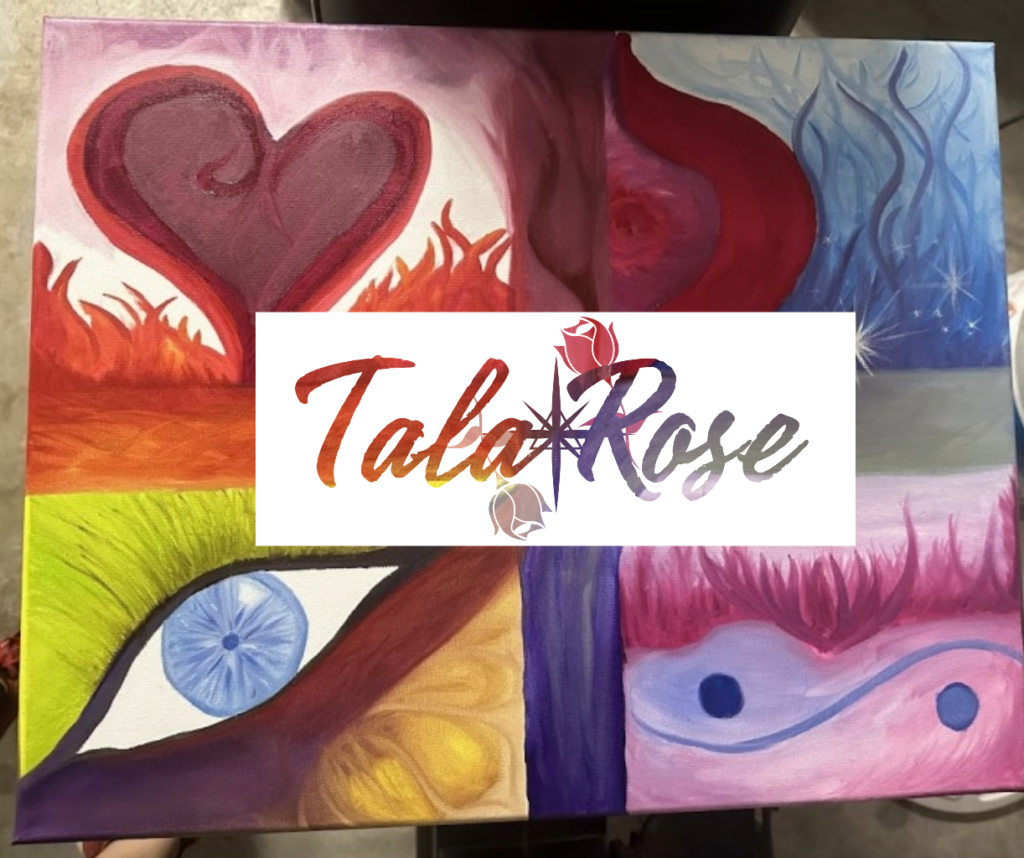 art paintings banner with tala logo